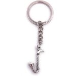 Kal - saxophone trombone tuba keychain pendentif métal argenté Kal - saxophone trombone tuba keychain pendentif métal argenté