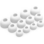 Kal - x ecouteurs en silicone embouts d'oreilles pour samsung galaxy buds 3 pro casque ecouteurs en blanc ...