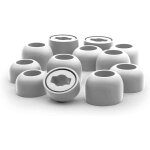 Kal - x ecouteurs en silicone embouts d'oreilles pour samsung galaxy buds pro 1 casque ecouteurs en blanc ...