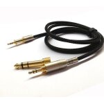 Kalanka - 1. 5m new replacement audio upgrade cable pour akg k450 k451 k452 k480 q460 casques Kalanka - 1. 5m new replacement audio upgrade cable pour akg k450 k451 k452 k480 q460 casques