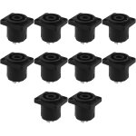Kalanka - 10 pcs 4 broches speakon femelle jack connecteur audio haut - parleur amplificateur 4 ples ...