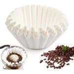 Kalanka - lot de 100 filtres � caf� blancs - 60 / 110 mm - papier filtre � caf� - papier filtre � caf� ...