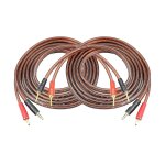 Kalanka - lot de 2 câbles d'enceinte hifi ofc avec fiche banane à broche, fiche banane 4 mm vers broche ... Kalanka - lot de 2 câbles d'enceinte hifi ofc avec fiche banane à broche, fiche banane 4 mm vers broche ...