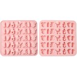 Kalanka - lot de 2 moules en silicone sur le thme des bbs en forme de pieds d'ours pour dcoration ...