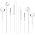 Kalanka - 2 pack ecouteurs filaires, 3, 5mm jack intra - auriculaires filaires ecouteur antibruit casque ...