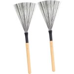 Kalanka - 2 pices brosse a brosse balais de batterie jazz brosses pour caisse claire brosse a caisse ...