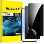 Kalanka - [2 pices] protection cran anti espion pour samsung galaxy s25 5g, 3d incurv couverture complte ...