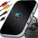 Kalanka - 2w1 adaptateur bluetooth audio transmitter dongle avec cble aux 3. 5mm et rca, metteur rcepteur, ...