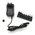 Kalanka - 30w chargeur adaptateur d'alimentation universel ac 100v - 240v à dc 3v 4. 5v 5v 6v 7. 5v 9v ... Kalanka - 30w chargeur adaptateur d'alimentation universel ac 100v - 240v à dc 3v 4. 5v 5v 6v 7. 5v 9v ...