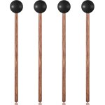 Kalanka - 4 pi�ces de maillets en acier pour tambour a langue, maillets pour xylophone, maillet pour ...