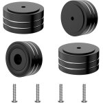 Kalanka - lot de 4 pieds de haut - parleur - 40 x 20 mm - pour caisson de basses - platine disque, amplificate ...