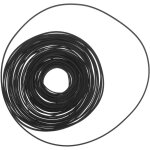 Kalanka - lot de 50 courroies en caoutchouc pour enregistreur - 35  190 mm - assortiment de courroies ...