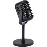 Kalanka - accessoire de microphone vintage, faux microphone en plastique, microphones rétro pour déguisements ... Kalanka - accessoire de microphone vintage, faux microphone en plastique, microphones rétro pour déguisements ...