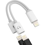 Kalanka - adaptateur ecouteur iphone lightning jack chargeur double prise cable(2en1)certifié apple mfi ... Kalanka - adaptateur ecouteur iphone lightning jack chargeur double prise cable(2en1)certifié apple mfi ...