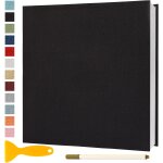 Kalanka - album photo adhesif vierge 28x27 cm classeur photo livre photo personnalisable scrapbook de ...