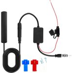 Kalanka - amplificateur antenne autoradio pour radio fm / am / dab, antenne voiture amplifiée avec adaptateur ... Kalanka - amplificateur antenne autoradio pour radio fm / am / dab, antenne voiture amplifiée avec adaptateur ...