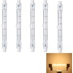 Kalanka - ampoule halog�ne r7s 118mm 230v 100w 300w gradable - blanc chaud 2700k 3000k j118 tube pour ...