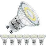 Kalanka - ampoule led gu10 blanc froid 4. 8w remplace halogne 75w, lot de 6, 585 lumens 6000k non dimmable, ...