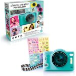 Kalanka - appareil photo numerique enfant double objectif - mini camera compact vert avec mode selfie ...