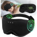 Kalanka - bambou masque de sommeil ecouteur bluetooth 5. 4, 3d masque de nuit en coton bambou ecouteurs ...