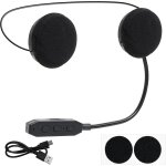 Kalanka - bluetooth casque moto bluetooth bt5. 3, mains libres sans fil, equitation ecouteurs, microphone ...