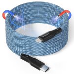 Kalanka - bobine de cble magntique usb c vers lightning, 1, 5 m mfi certifi i - phone type c vers ...