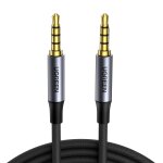 Kalanka - cble audio jack 3. 5mm trrs 4 ples double prise mle stro auxiliaire voiture nylon tress ...