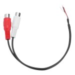 Kalanka - cble audio prise jack femelle rca connecteur femelle pour haut - parleur fiche jack vers fil ...