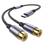 Kalanka - cble auxiliaire stro usb - c vers double cinch, compatible avec les ordinateurs, ordinateurs ...
