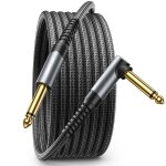 Kalanka - cble de guitare 6, 35 mm - 2 m - compatible avec guitare lectrique, basse, batterie, pdales, ...