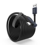 Kalanka - câble link 6 mètres compatible avec oculus / meta quest 3 / 3s / quest2 / pro / pico 4 / ultra ... Kalanka - câble link 6 mètres compatible avec oculus / meta quest 3 / 3s / quest2 / pro / pico 4 / ultra ...