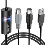 Kalanka - cble midi, adaptateur midi de type c et interface usb vers midi convertisseur d'entre - sortie ...