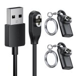 Kalanka - charger cable for shokz openswim pro headset, magnetic usb charging cord for aftershokz bone ...
