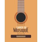 Kalanka - cahier de musique: 120 partitions vierges avec 12 port�es format a4 guitare acoustique marron ...