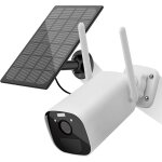 Kalanka - camra de scurit extrieure wi - fi hd 3mp, ptz 360, vision nocturne couleur, panneau solaire ...