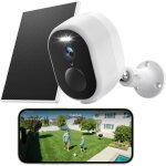 Kalanka - camra de scurit solaire d'extrieur sans fil 2k, systme de camra de vidosurveillance ...