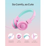 Kalanka - casque audio, casque filaire pour enfants, serre - tte ajustable, son stro, fils pliables ...