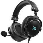 Kalanka - casque gaming avec fil et micro, casque gamer pour xbox series x / s, xbox one, ps5, ps4, pc, ...