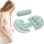 Kalanka - coussindegrossesse, oreiller enceinte oreille de grossesse, coussin de soutien  la taille, ...