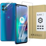 Kalanka - dision [2 pices] protecteur d'cran compatible avec moto g100 + [2 pices] protecteur d'objectif ...