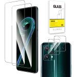 Kalanka - dision [2 pices] protecteur d'cran compatible avec realme 9 pro + [2 pices] protecteur d'objectif ...