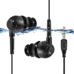 Kalanka - ecouteurs etanche 3. 5mm ipx8 intra - auriculaires, casque de natation audio st�r�o compatible ...