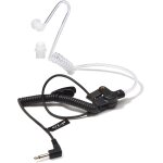 Kalanka - ecouteurs intra - auriculaires avec tube acoustique, 3, 5 mm, transparent, avec clip de fixation, ...