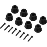 Kalanka - ensemble de 8 pieds en caoutchouc amp pieds, pieds anti - vibrations en caoutchouc antichoc ...
