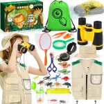 Kalanka - ensemble explorateur extérieur jouets, kit aventurier enfant avec jumelles, gilet safari et ... Kalanka - ensemble explorateur extérieur jouets, kit aventurier enfant avec jumelles, gilet safari et ...