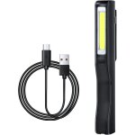 Kalanka - flinronic lampe de travail led rechargeable 350 lumens lampe mecanicien cob lampe de poche ...