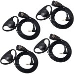 Kalanka - d - form lot de 4 écouteurs 2, 5 mm avec microphone compatible avec motorola talkabout tlkr ... Kalanka - d - form lot de 4 écouteurs 2, 5 mm avec microphone compatible avec motorola talkabout tlkr ...