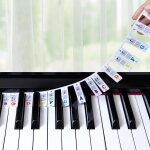 Kalanka - guide des notes de piano pour l'apprentissage des dbutants, etiquettes amovibles de notes ...