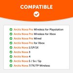 Kalanka - headbandz arctis nova u2013 bandeau en silicone amlior pour casques arctis nova par wicked ...