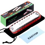 Kalanka - junior blues harmonica, 10 trous c key harmonica diatonique orgue  bouche pour dbutant, enfants, ...
